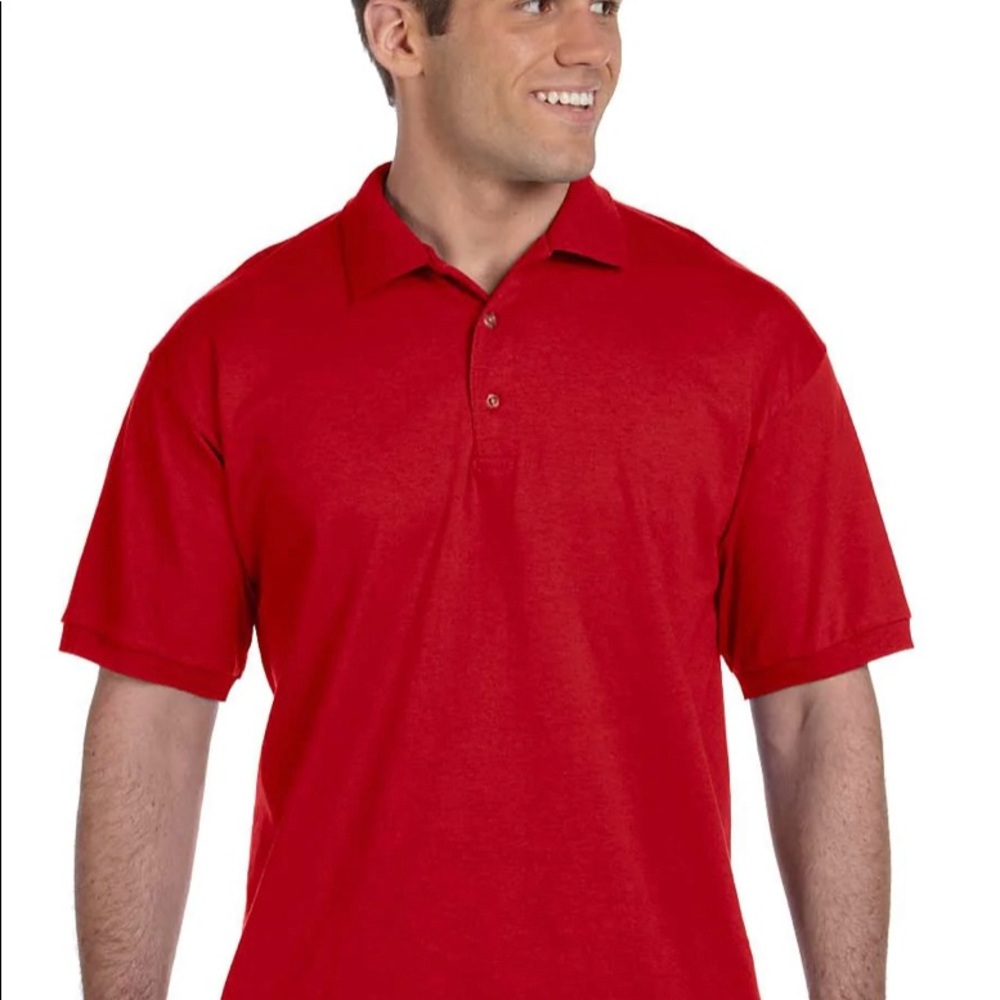 Hanes plus size men’s polo